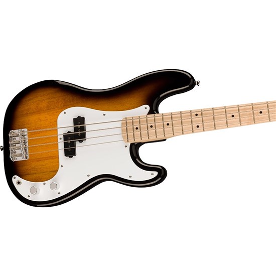 Squier Sonic Precision Bass Maple Fingerboard White Pickguard (2-Color Sunburst)