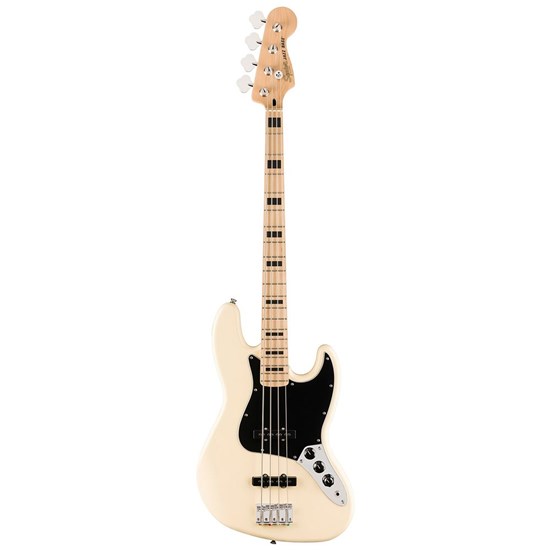 Squier Affinity Series Active Jazz Bass Maple Fingerboard (Olympic White)