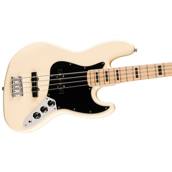 Squier Affinity Series Active Jazz Bass Maple Fingerboard (Olympic White)