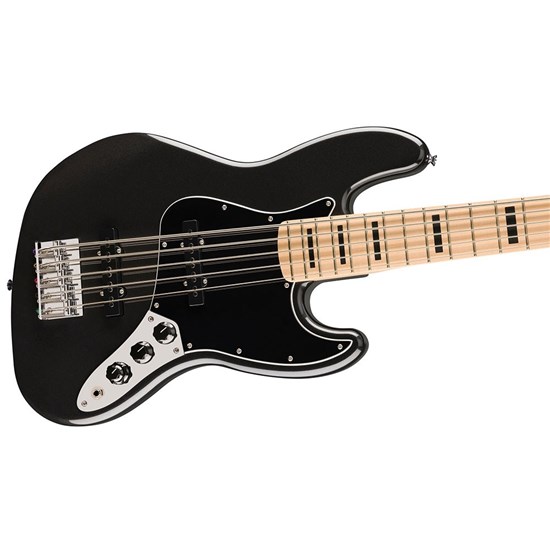 Squier Affinity Series Active Jazz Bass V Maple Fingerboard (Black Metallic)