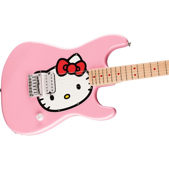 Squier Limited Edition Hello Kitty Stratocaster Maple Fingerboard (Pink) inc Gig Bag