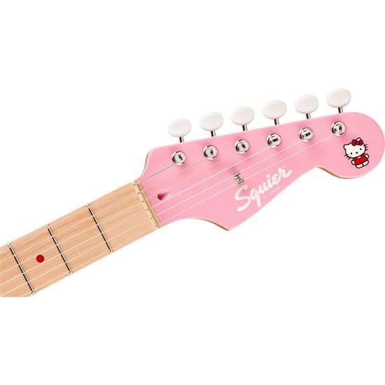 Squier Limited Edition Hello Kitty Stratocaster Maple Fingerboard (Pink) inc Gig Bag