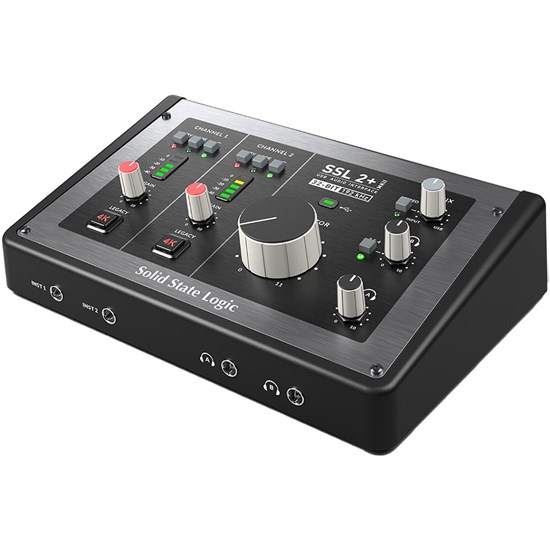 Solid State Logic SSL 2+ MK2 2x4 USB Audio Interface w/ Legacy 4K Analogue Enhancement