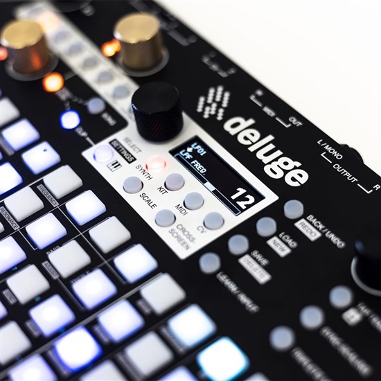 Synthstrom Audible Deluge All -In-One Standalone Portable Synthesizer Sequencer Sample