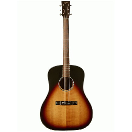 Tasman TA200D-E Drop Shoulder Dreadnought Acoustic Electric w/ Hard Case