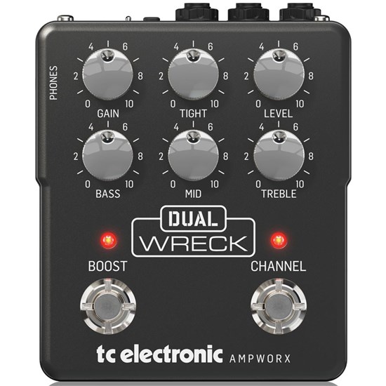 TC Electronic Dual Wreck Dual Channel Guitar Preamp Pedal