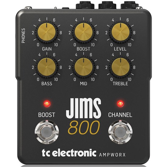 TC Electronic Jims 800 Dual Channel Guitar Preamp Pedal