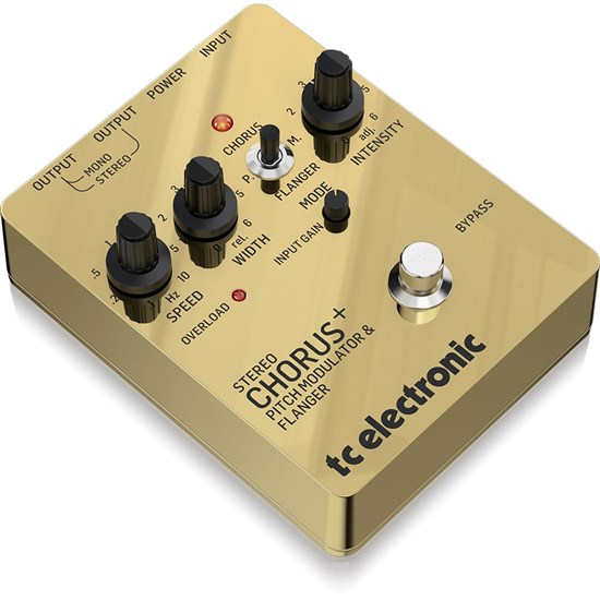 TC Electronic Special Edition SCF Gold Stereo Chorus Flanger Pedal (Gold)