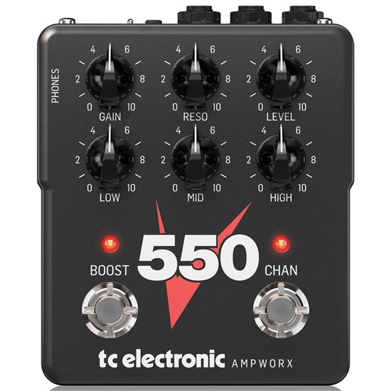 TC Electronic V550 Dual Channel Guitar Preamp Pedal