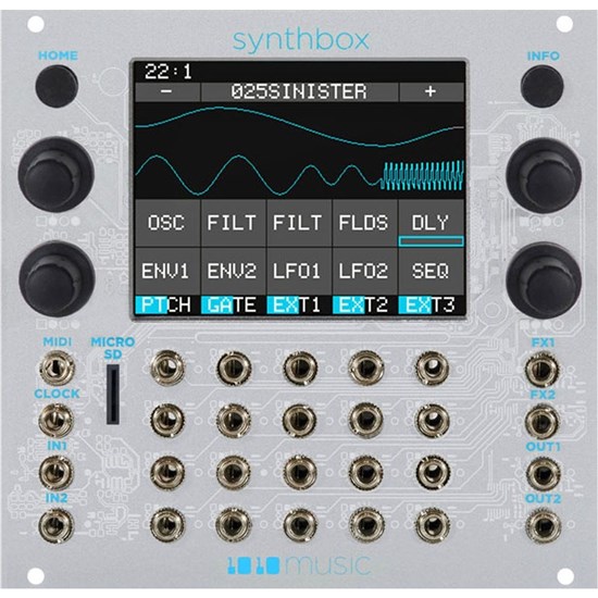 1010music Synthbox Eurorack Module w/ Touchscreen