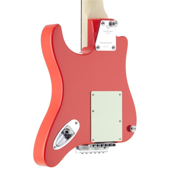 Traveler Guitar Travelcaster Deluxe Electric Guitar (Fiesta Red) inc Gig Bag