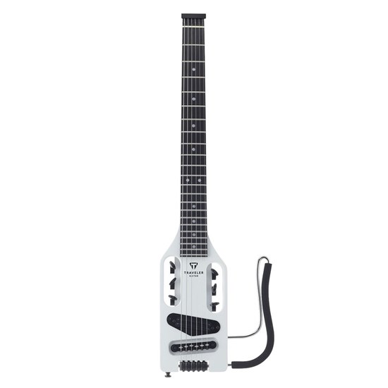 Traveler Guitar Ultra-Light Electric Guitar (Satin White) inc Gig Bag