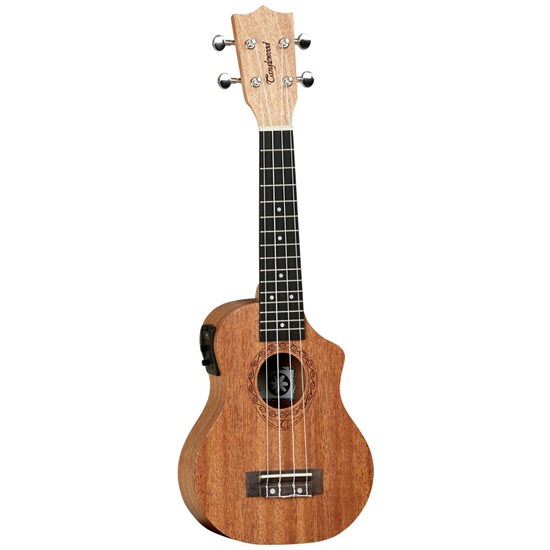 Tanglewood TWT1CE Tiare Soprano Ukulele All Mahogany w/Pickup