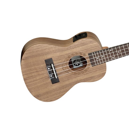 Tanglewood TWT3E Tiare Concert Ukulele (All Black Walnut)