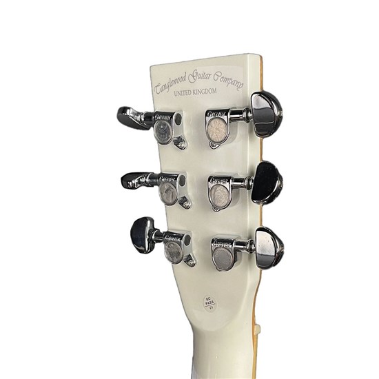 Tanglewood TW4BLW Acoustic Guitar (White Gloss) w/ Cutaway & Pickup