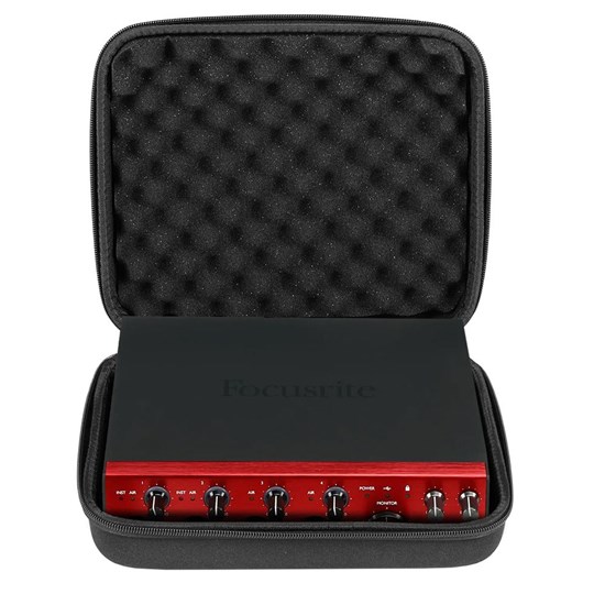 UDG Creator Focusrite Scarlett 2i2/4i4 4th Gen/Clarett+ 4Pre/2Pre Hardcase (Black)