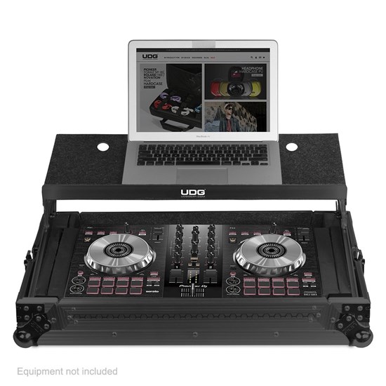 UDG Ultimate Flightcase for Multi Format XL MK3 Plus w/ Laptop Shelf (Black)