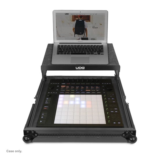 UDG Ultimate Flight Case Ableton Push 3 (Black) w/ Laptop Shelf