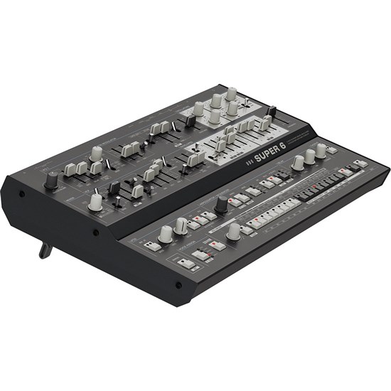 UDO Audio Super 6 12-Voice Polyphonic Analog-Hybrid Desktop Synthesizer (Dark)