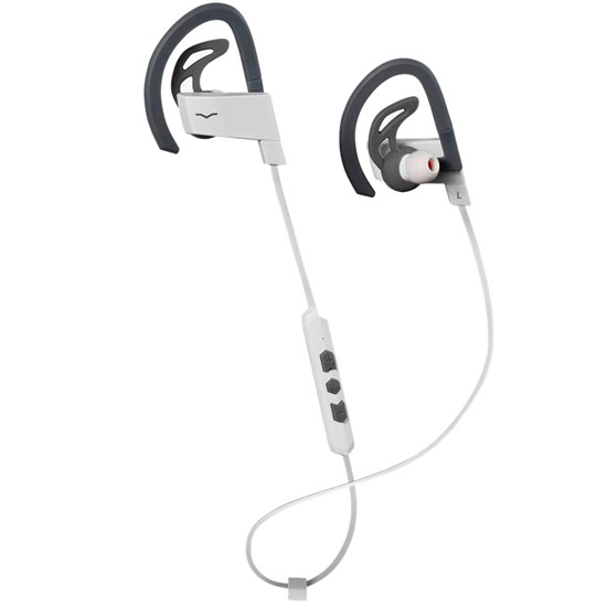 V-Moda BassFit Wireless In-Ear Bluetooth Sport Headphones (White)