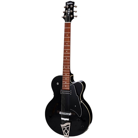 Vox Giulietta 3D Archtop Acoustic Electric Guitar w/ Gig Bag (Black)