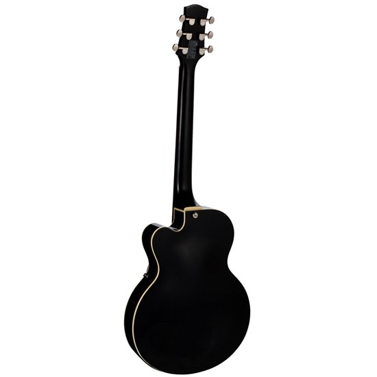 Vox Giulietta 3D Archtop Acoustic Electric Guitar w/ Gig Bag (Black)