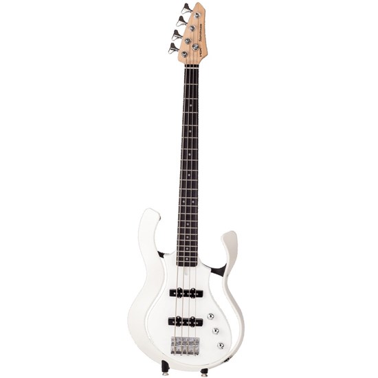 Vox VSB-2S Starstream Bass Guitar w/ Gig Bag (White)