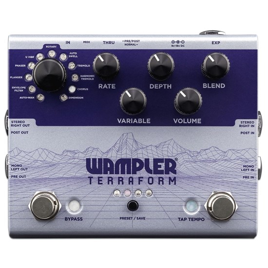 Wampler Terraform Multi-Modulation Effects Box w/ Advanced DSP & Programmable