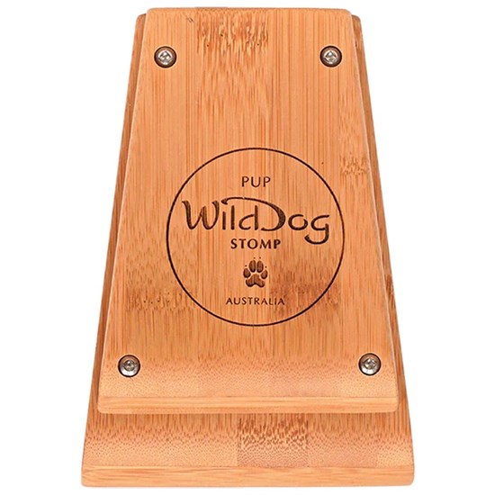Wild Dog Pup Stomp Box Artist Series Tasmanian Oak