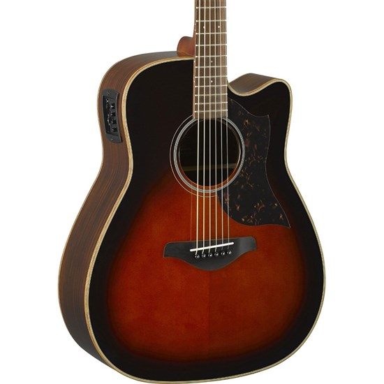 Yamaha A1R Acoustic/Electric Dreadnought & Cutaway (Brown Sunburst - Spruce top)