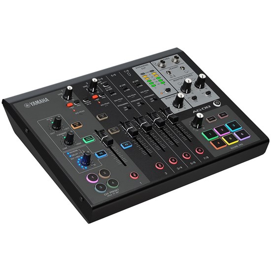 Yamaha AG08 8-Channel Live Streaming Mixer w/ USB Audio Interface (Black)