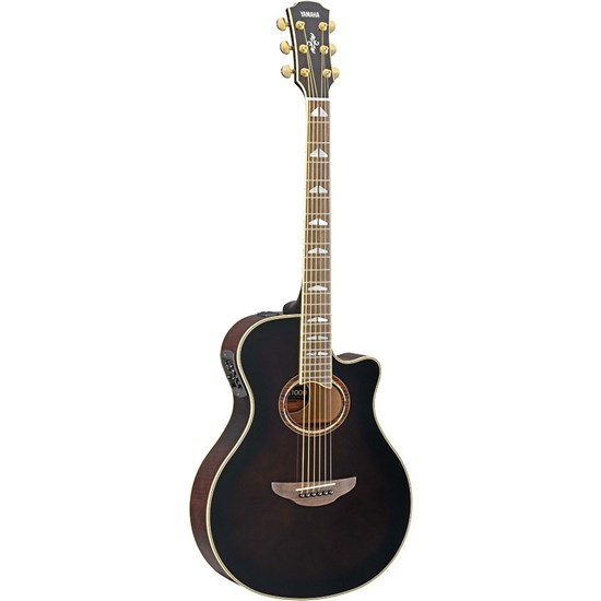 Yamaha APX1000 Acoustic/Electric w/ Solid Top & Cutaway (Mocha Black)