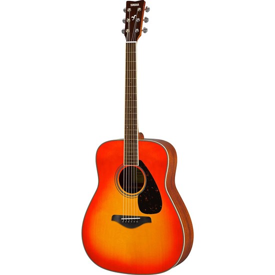 Yamaha FG820 Acoustic Dreadnought Solid Spruce Top (Autumn Burst)