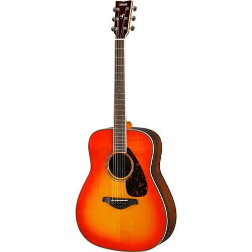 Yamaha FG830 Acoustic Dreadnought w/Solid Spruce Top (Autumn Burst)