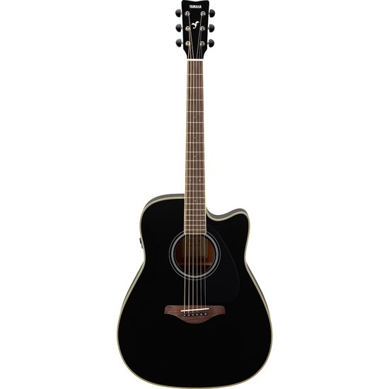 Yamaha FGC-TA TransAcoustic Electric Guitar w/ Cutaway (Black)