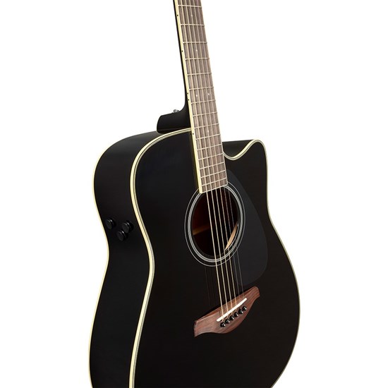 Yamaha FGC-TA TransAcoustic Electric Guitar w/ Cutaway (Black)