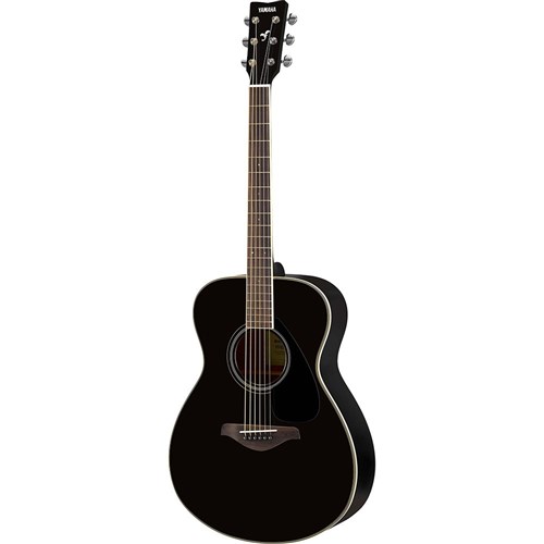 Yamaha FS820 Concert-Size Acoustic Guitar w/Solid Spruce Top (Black)