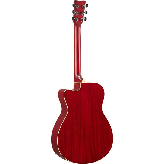 Yamaha FSC-TA Concert Body TransAcoustic Electric Guitar w/ Cutaway (Ruby Red)