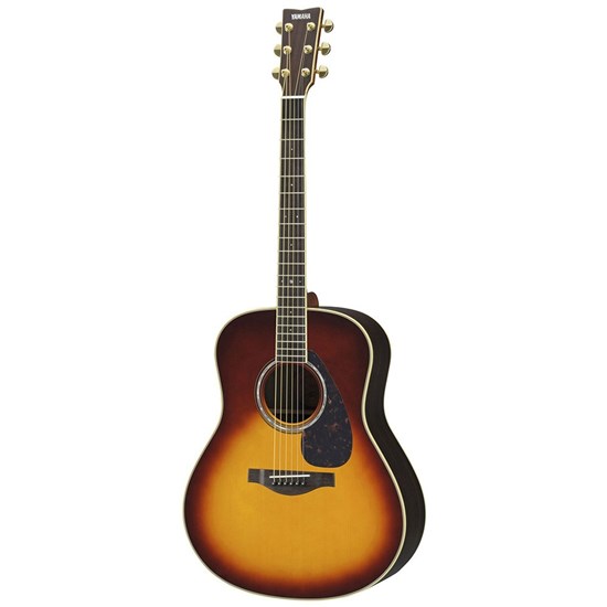 Yamaha LL6 ARE Jumbo Acoustic w/ Solid Spruce Top & Pickup (Brown Sunburst) inc Hard Bag