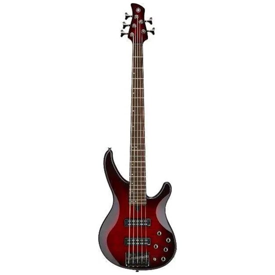 Yamaha TRBX605 5-String Bass Guitar (Dark Red Burst)