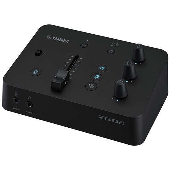 Yamaha ZG02 Game Streaming Audio Mixer w/ Phantom Power & USB-C