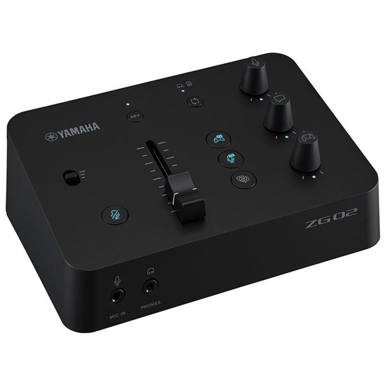 Yamaha ZG02 Game Streaming Audio Mixer w/ Phantom Power & USB-C