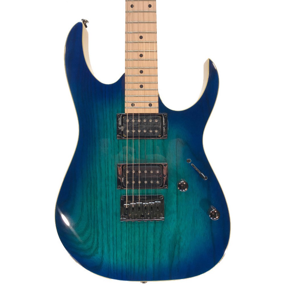 Ibanez RG421AHM RG Standard Electric Guitar w/ Fixed Bridge (Blue Moon ...